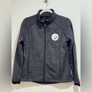 Pittsburgh Steelers NFL Womens Lightweight Poly Fashion Jacket MEDIUM
